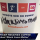 A police officer claims that not only were the employees of a Rhode Island Dunkin’ Donuts rude to him when he ordered a coffee Oct. 2, 2015, but they also wrote “black lives matter” on the side of his cup.
ABC 6 screenshot